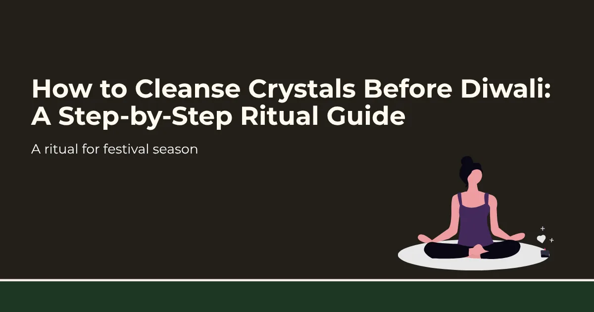 how to cleanse crystals before diwali